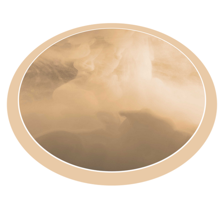 Tapete vinílico casa de banho ondas suaves de creme - TenStickers