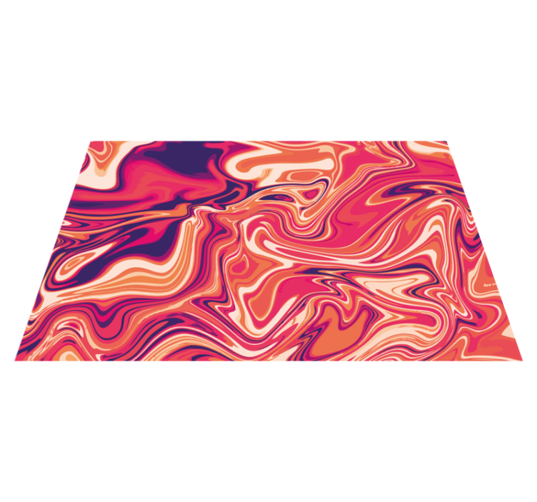 Tapete vinílico moderno motivo de redemoinho vibrante - TenStickers