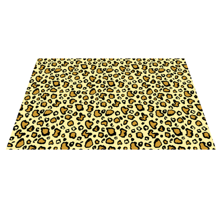 Tapete vinílico estampa de animal padrão leopardo divertido - TenStickers