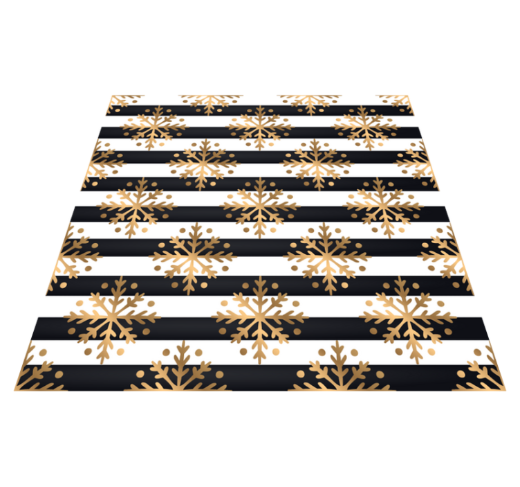 Tapete vinílico do Natal padrão elegante de floco de neve - TenStickers