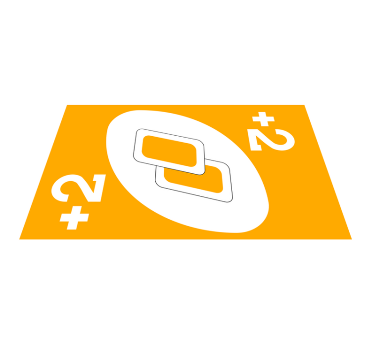 Tapete vinílico de jogos +2 carta - TenStickers