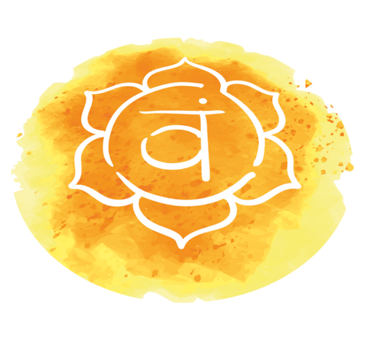 Tapete vinílico de mandala símbolo do chakra radiante - TenStickers