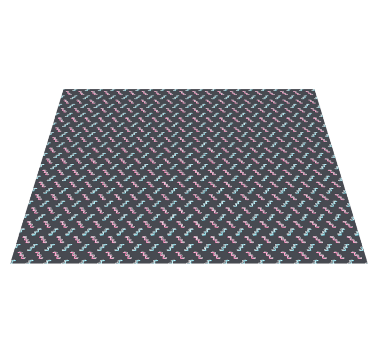 Tapete vinílico criança formas onduladas coloridas - TenStickers