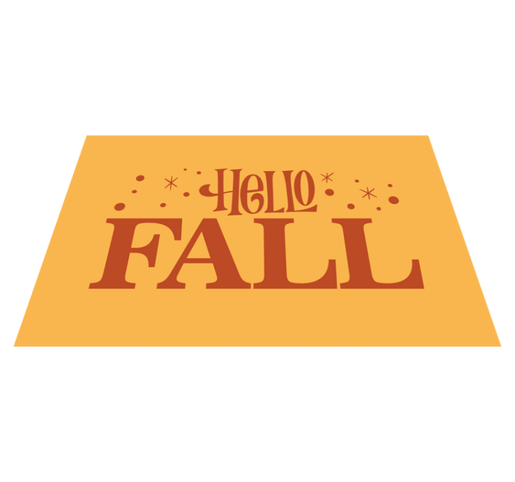 Tapete vinílico frases e textos boas vibrações de outono - TenStickers