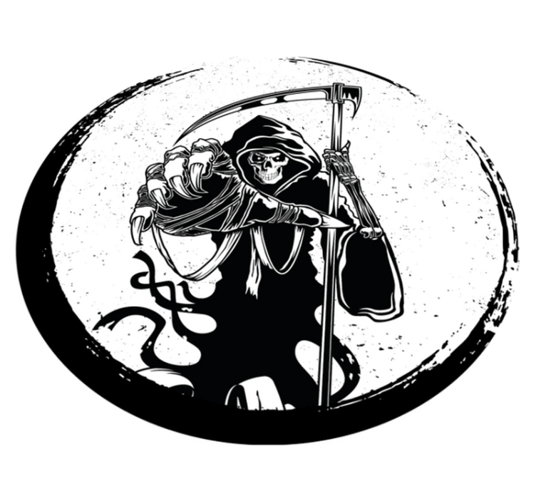 Tapete vinílico halloween motivo do ceifador - TenStickers