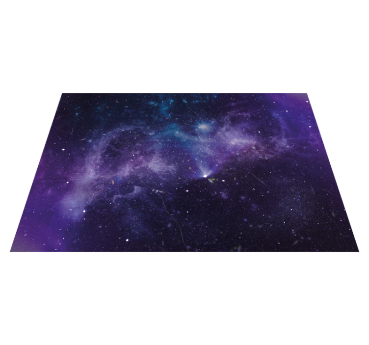 Tapete de vinil roxo estrela chuveiro natureza - TenStickers