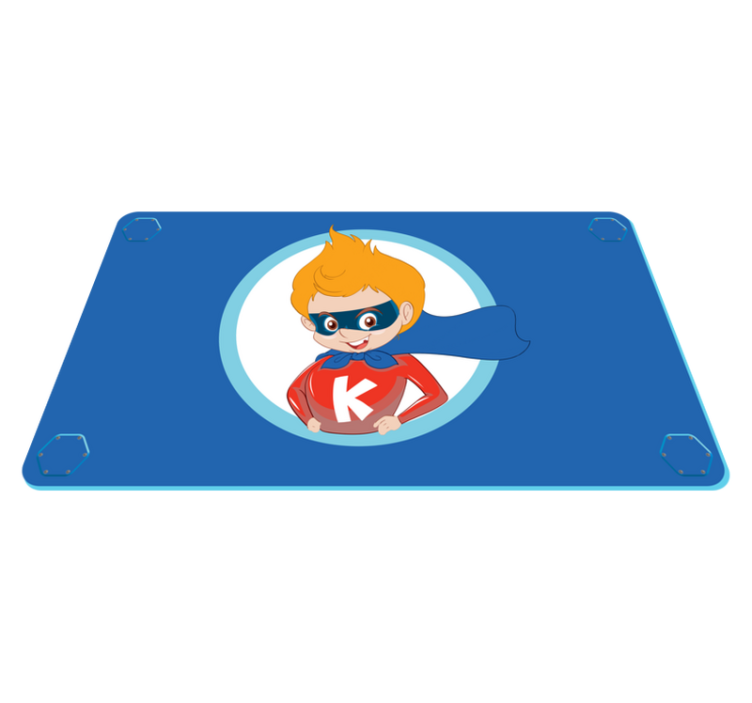 Tapete vinílico criança personagem de desenho super-herói - TenStickers