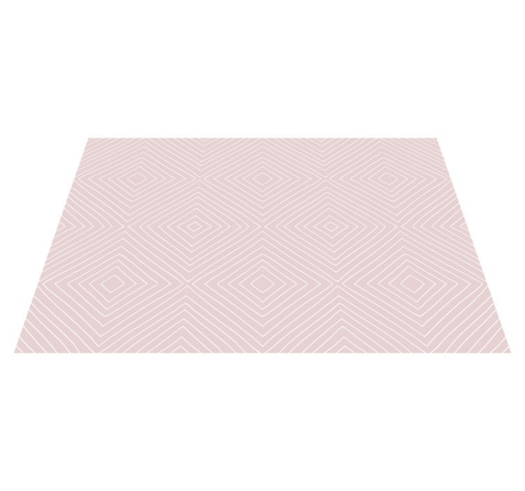 Tapetes geométricos de padrão quadrado rosa minimalista - TenStickers