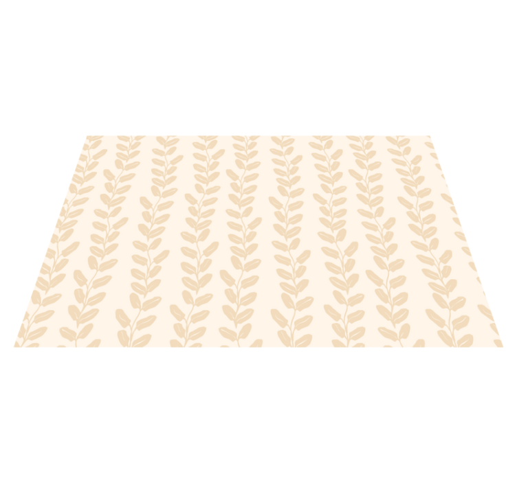 Tapete vinílico de flores e plantas padrão botânico - TenStickers