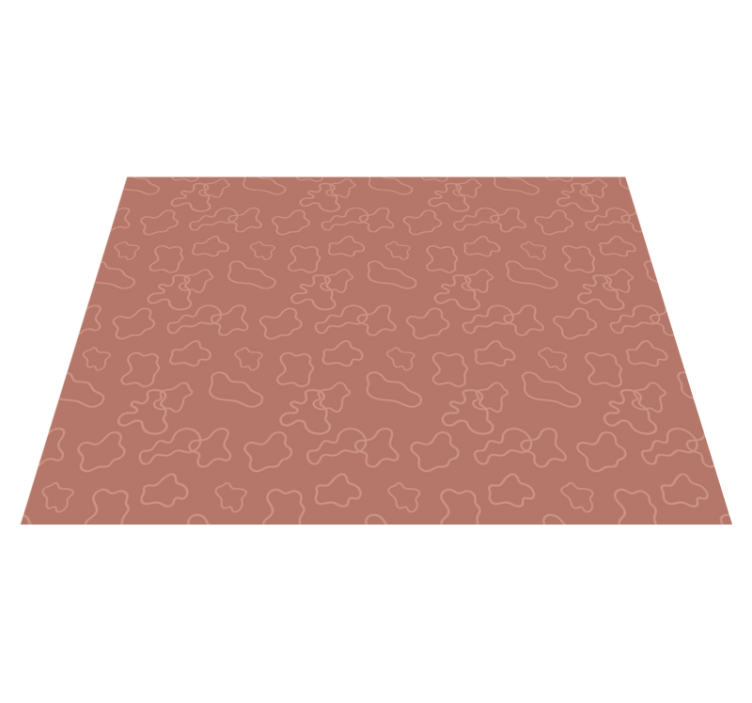 Tapetes geométricos de cercles irregulares de terracota - TenStickers