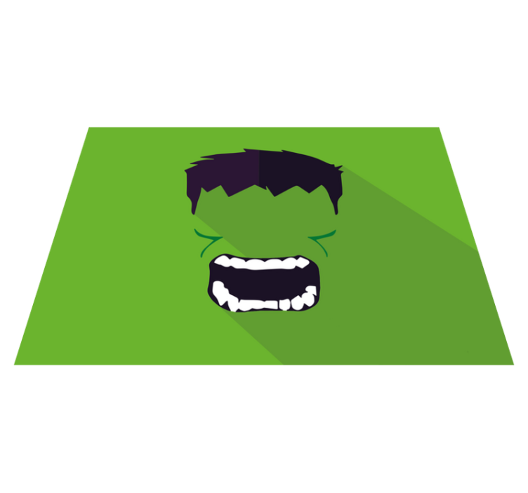 Tapete de vinil infantil super-herói verde - TenStickers