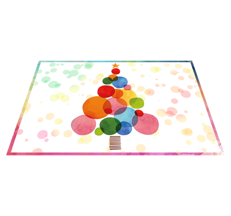 Tapete vinil do Natal tinta água-da-serra - TenStickers