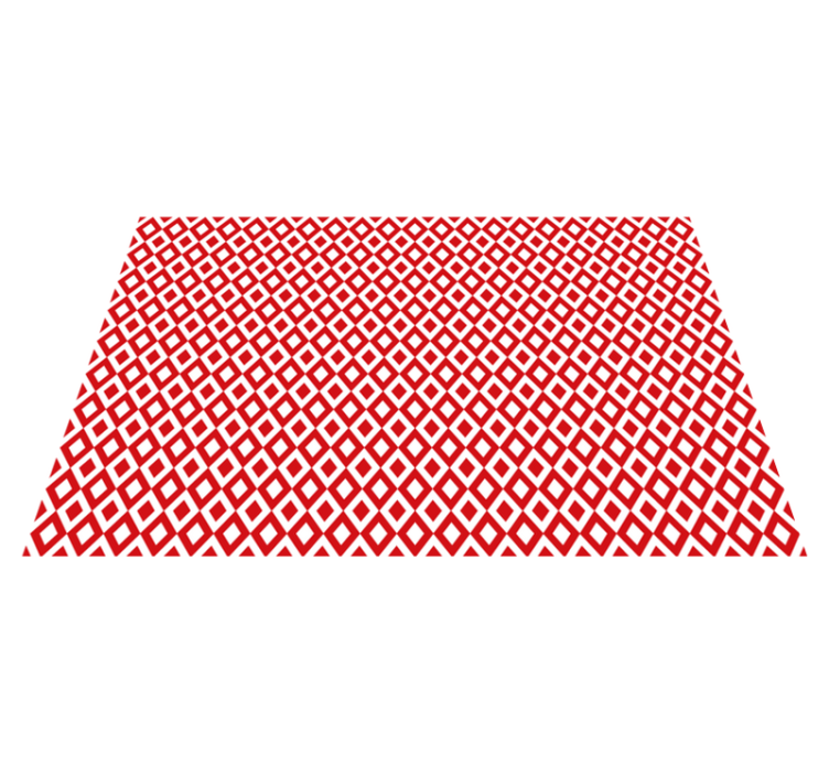 Tapete vinílico vermelho motivo de diamante - TenStickers