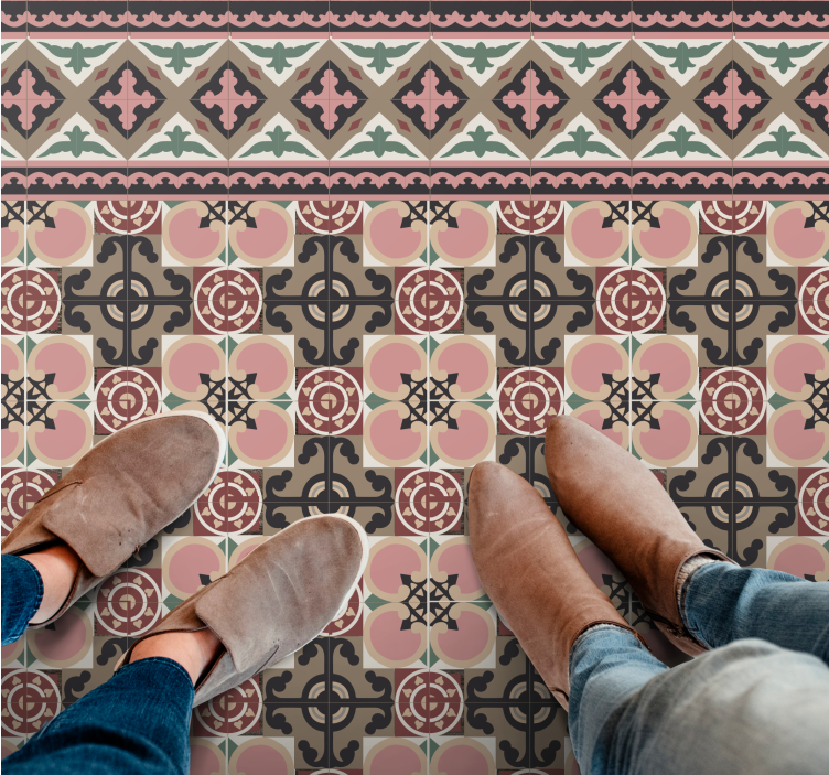 Toledo tiles tile vinyl carpet - TenStickers