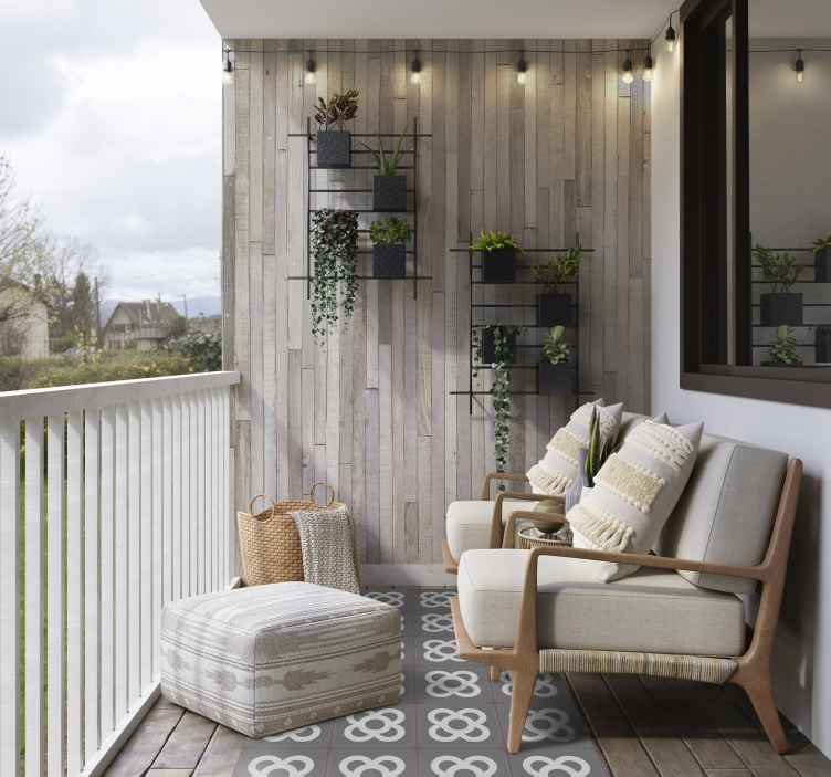 Tapete de vinil moderno panot de Barcelona - TenStickers