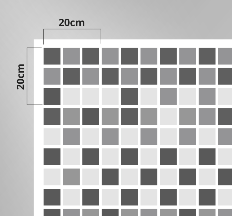 Tapete vinílico casa de banho tons de cinza - TenStickers