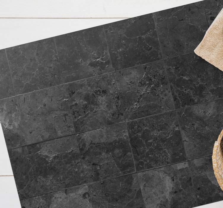 Tapete moderno de textura de azulejos cinza - TenStickers