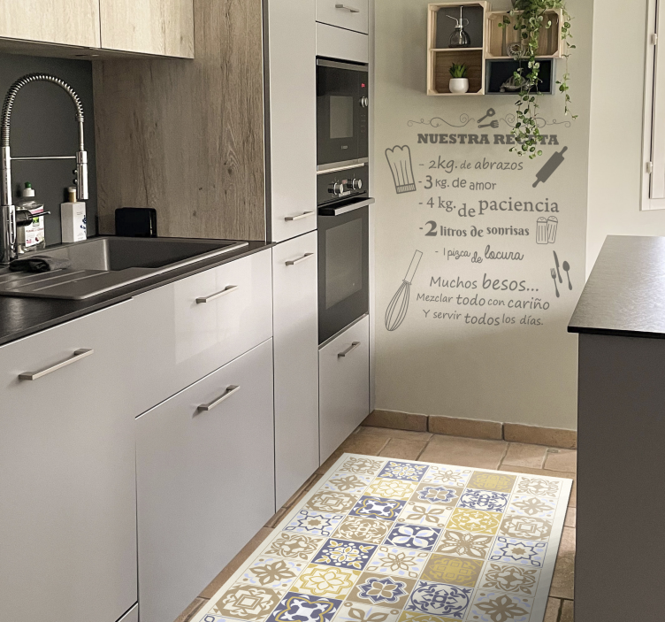 Carpete de ladrilho de calcário espanhol - TenStickers