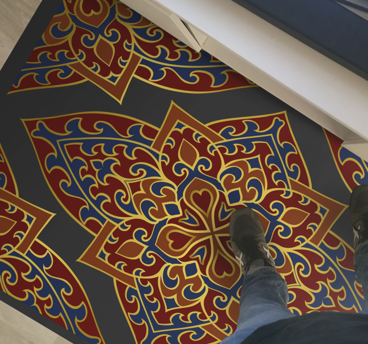 Corredores de corredor de textura persa oriental - TenStickers