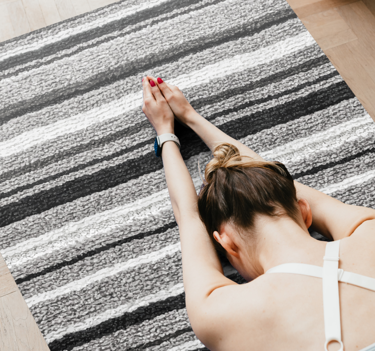 Tapete elegante com textura em tons de preto e cinza - TenStickers