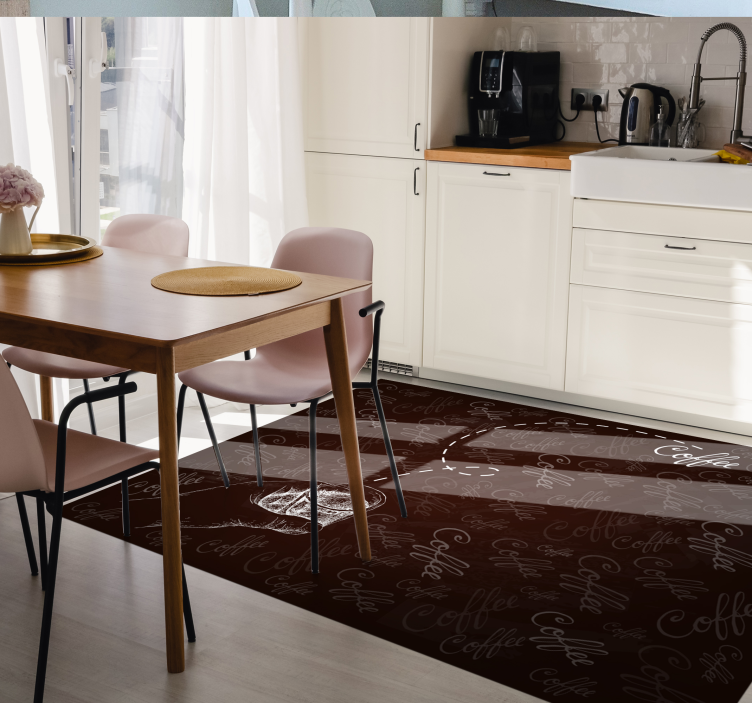 Foto de ladrilhos de cozinha de café - TenStickers