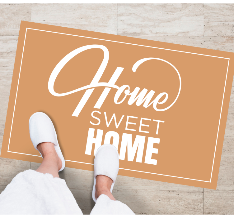 Tapete personalizado minimalista lar doce lar - TenStickers