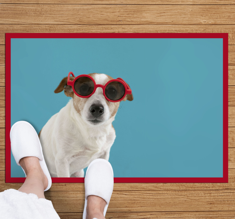 óculos de sol tapete animal cão - TenStickers