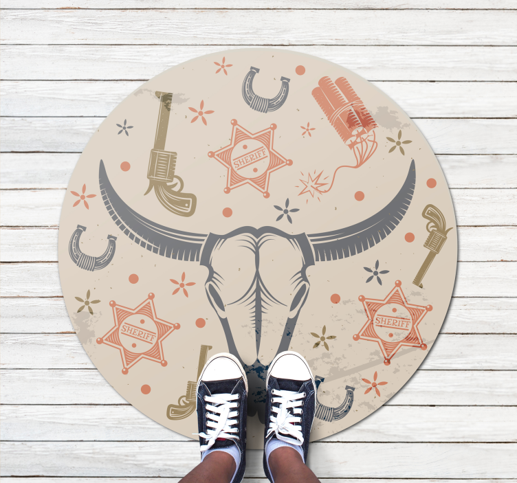 Tapete de vinil cowboy para crianças - TenStickers