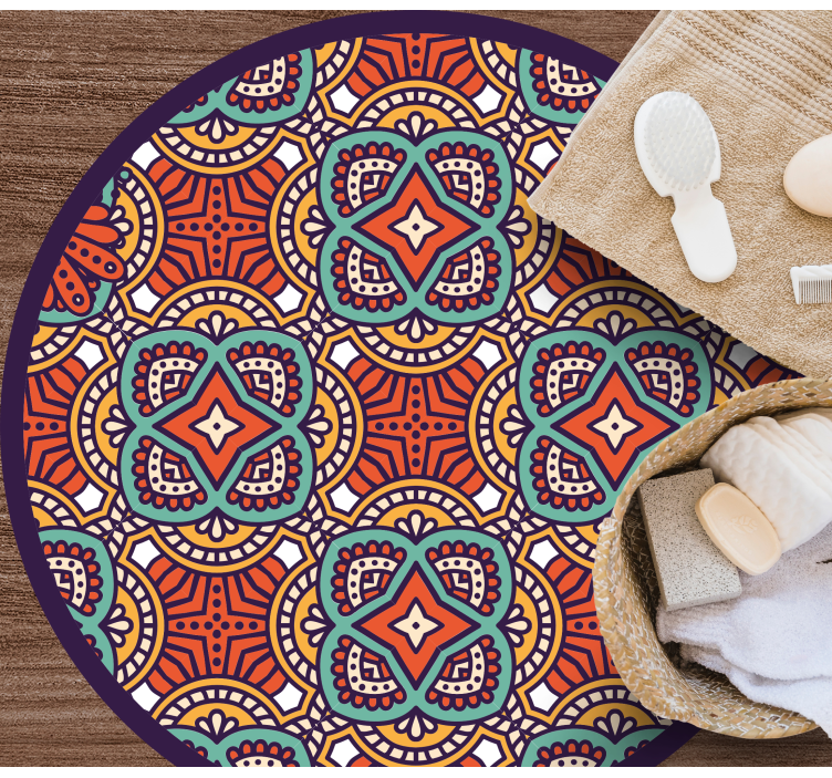 Tapete étnico padrão de motivo étnico - TenStickers