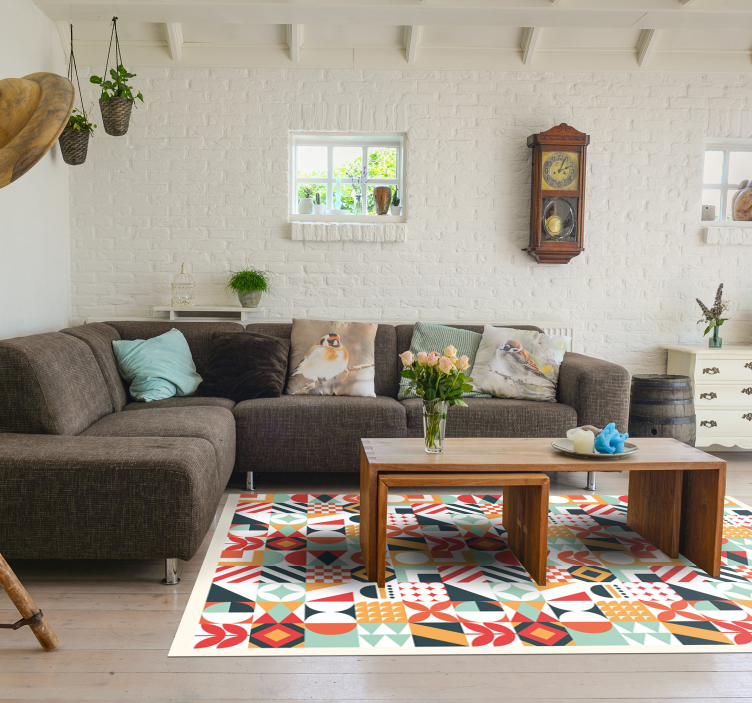 Diferentes padrões de ladrilhos de mosaico - TenStickers