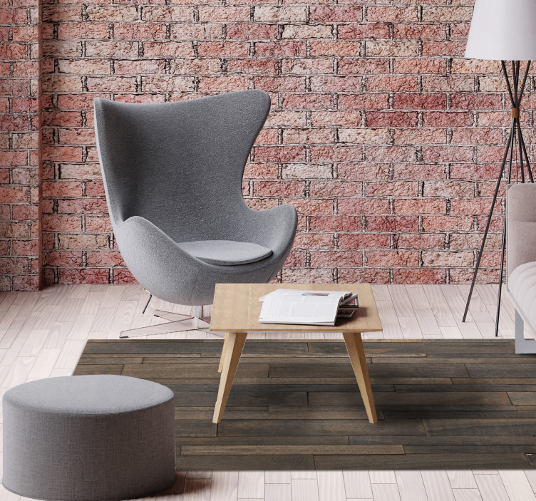 Tapete de vinil prancha de madeira - TenStickers