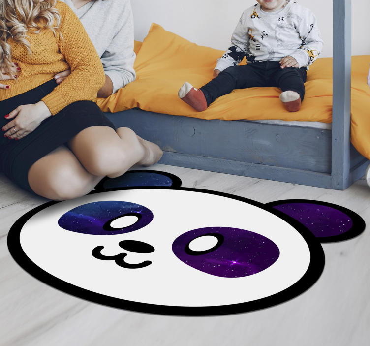 Tapete de animais anime galáxia panda - TenStickers