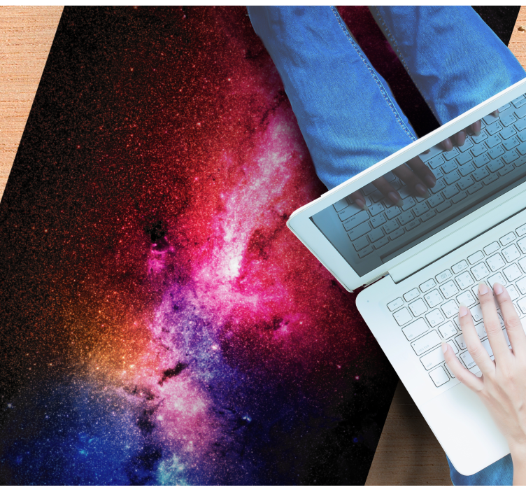 Tapete de vinil da natureza universo brilhante e colorido - TenStickers