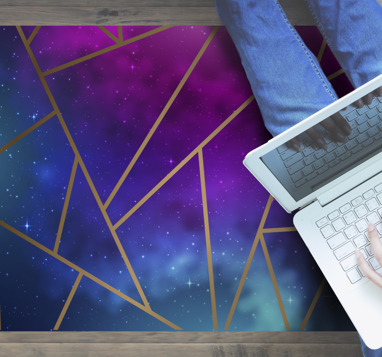 Tapete de telha galáxia triângulo - TenStickers