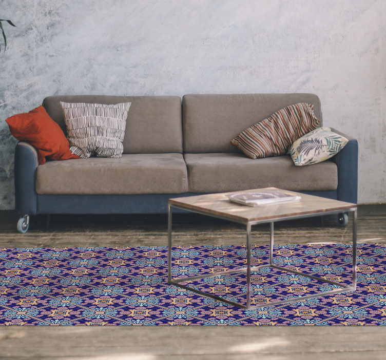 Carpete de ladrilhos estilo mediterrâneo - TenStickers