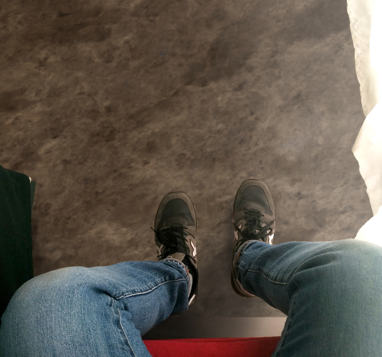 Tapete de textura de pedra rústica marrom - TenStickers