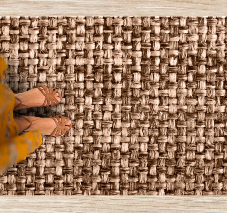 Tapete de textura de produtoartesanal marrom - TenStickers