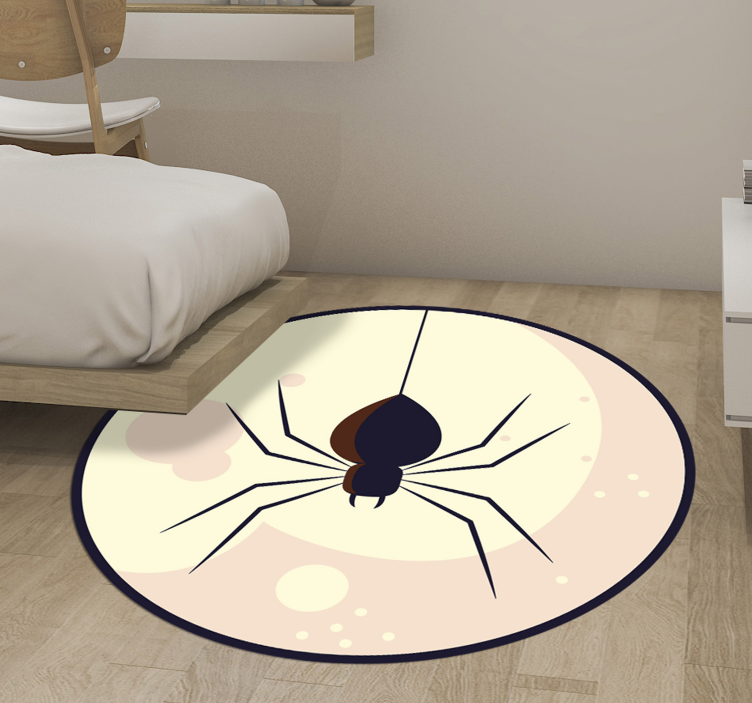 Tapete de vinil de animal realista com aranha preta - TenStickers