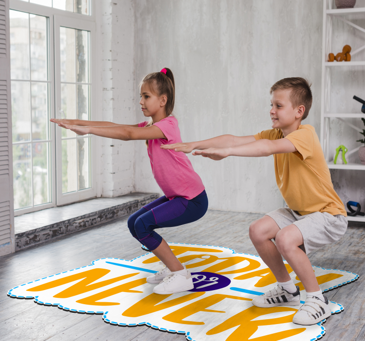 Tapete de vinil com frases hoje ou nunca - TenStickers