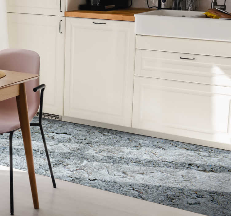 Tapete de vinil de cozinha em pedra cinza - TenStickers