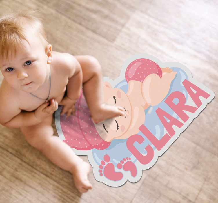 Tapete de vinil personalizável para bebés Dorminhoco - TenStickers