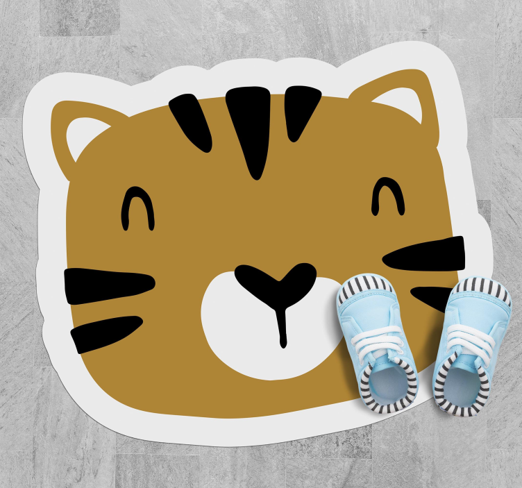 Tapete de vinil infantil mini tigre - TenStickers