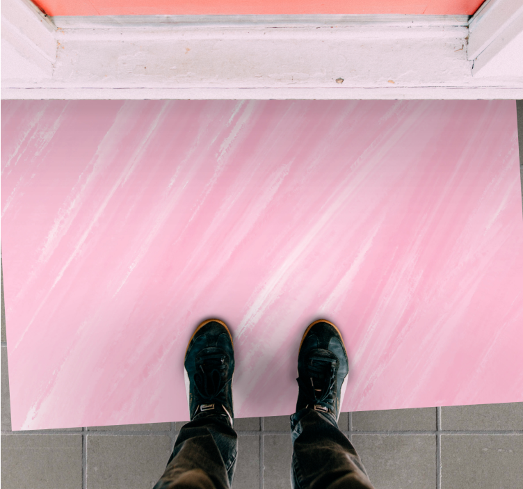 Tapete vinílico rosa mármore rosa suave - TenStickers