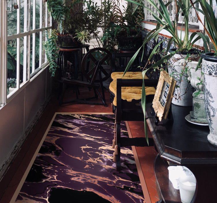 Tapete de vinil mármore padrão marmorizado - TenStickers