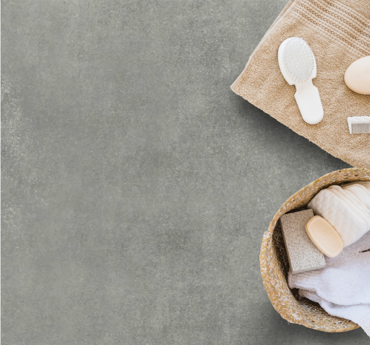 Tapete de vinil mármore superfície cinza elegante - TenStickers