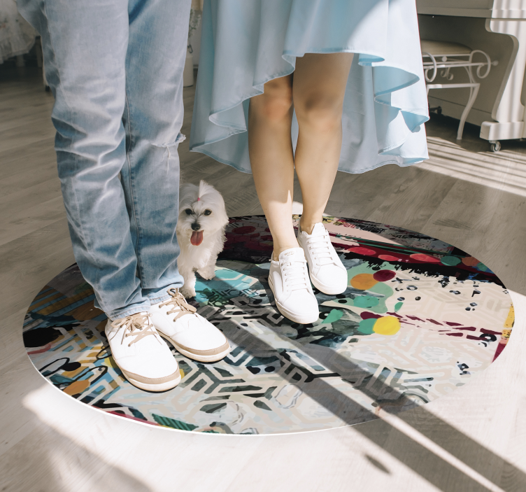 Tapete de vinil moderno Mistura de arte urbana - TenStickers