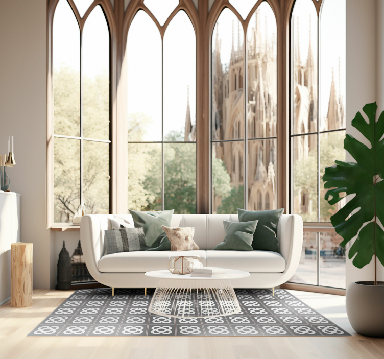 Tapete de vinil moderno panot de Barcelona - TenStickers