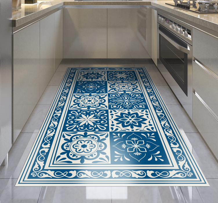 Tapete de vinil para cozinha Azulejos clássicos - TenStickers