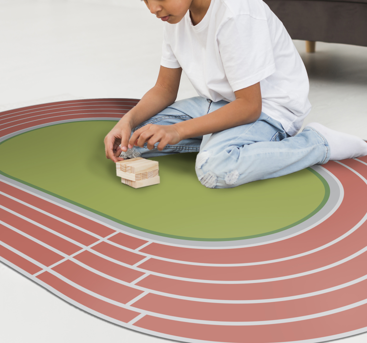 Tapete de vinil para jovens atletismo  - TenStickers
