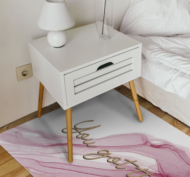 Tapete de vinil rosa aquarela personalizado - TenStickers